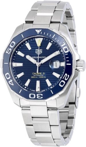 TAG Heuer Men's Aquaracer 43mm Steel Bracelet Automatic Watch WAY201B.BA0927