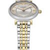 Emporio Armani AR11702 Women's Two Tone Bracelet Strap Watch, Silver