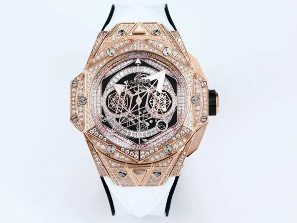 hublot Spirit of Big Bang sang bleu 2 diamonds model 45mm