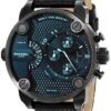 Diesel. Mens Watch. Model DZ7334. Chunky. Leather Strap. New Batteries