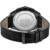 Hugo Boss Men's Quartz Black Leather Strap Blue Dial 46mm Watch HB1513883 1513883