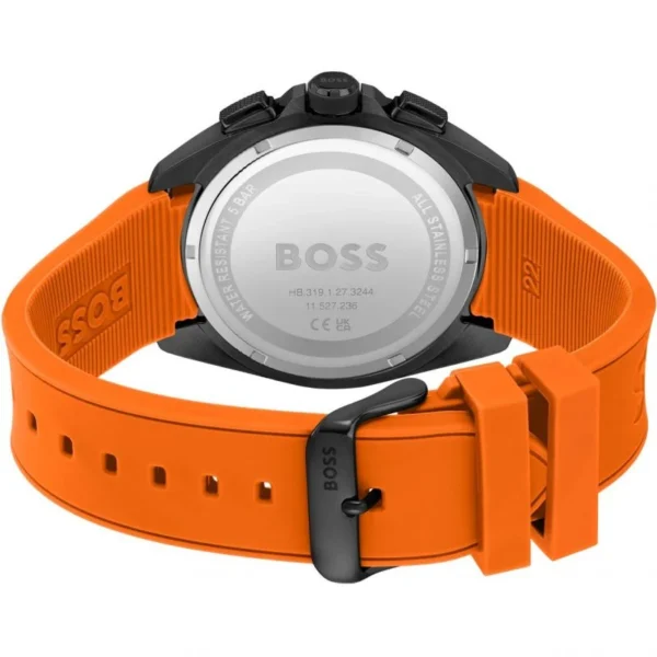 Hugo Boss Orange Rubber Strap Men's Watch - HB1513957 1513957