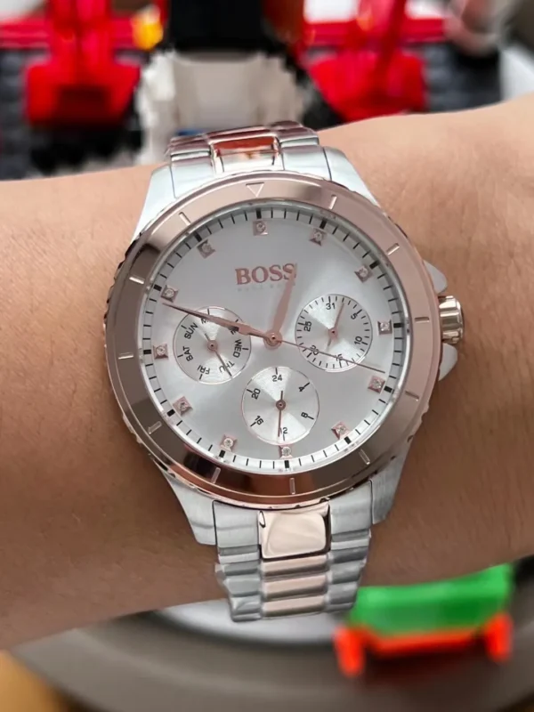 Hugo Boss HB1502446 1502446 Praise Two Tone Stainless Steel With Rose Watch