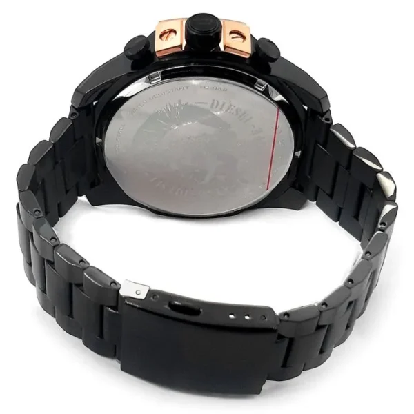 Diesel Master Chief Men's Watch with Stainless Steel Bracelet, Silicone or Leather Band; Analog or Digital Movement DZ4338