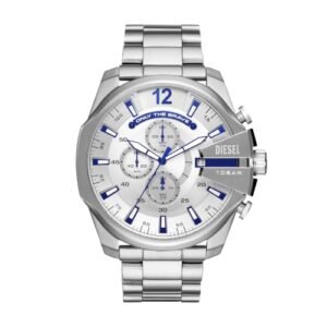 Diesel Master Chief Men's Watch with Stainless Steel Bracelet, Silicone or Leather Band; Analog or Digital Movement DZ4477