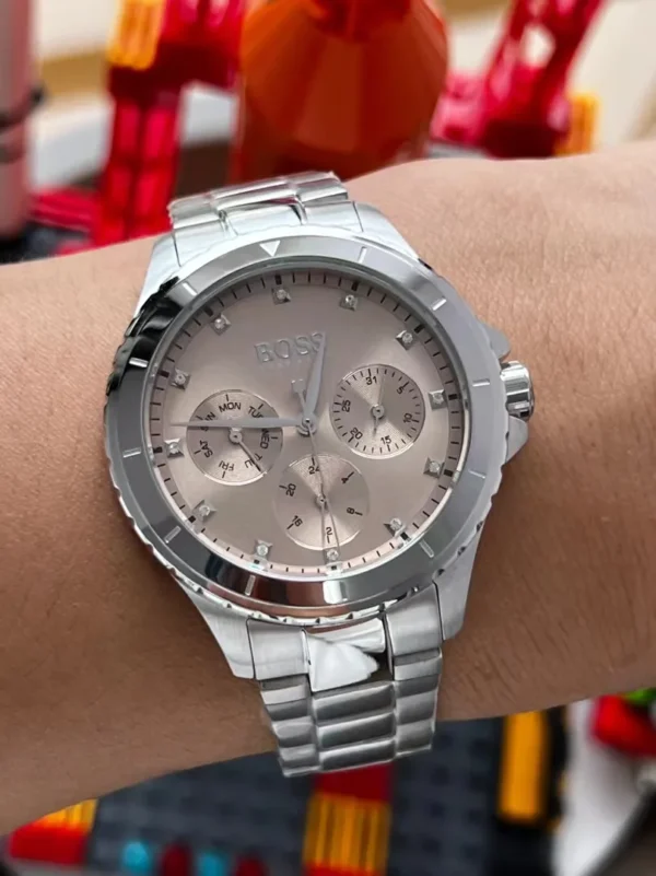 Hugo Boss HB1502444 1502444 Premiere Silver Tone Stainless Steel With Watch