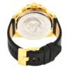 Diesel DZ4344 Mega Chief Chronograph Gold Case Black Leather Strap Men's Watch