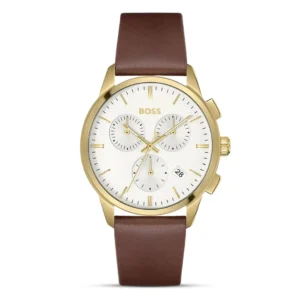 Hugo Boss Dapper Chronograph White Dial Men's Watch  HB1513926 1513926