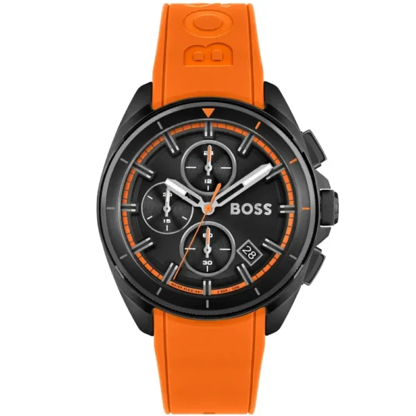 Hugo Boss Orange Rubber Strap Men's Watch - HB1513957 1513957