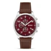 Hugo Boss Chronograph Maroon Dial Men's Watch HB1513988 1513988