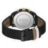 HUGO BOSS MENS TRACE CHRONO WATCH HB1514003 BLACK DIAL - WARRANTY 1514003