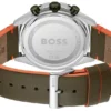 Hugo Boss Cloud Green Dial Leather Strap Watch| HB1514018 1514018