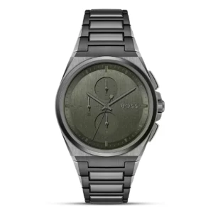 Hugo Boss Steer Chronograph Grey Dial Men's Watch| HB1514045 1514045