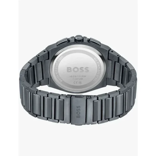 Hugo Boss Steer Chronograph Grey Dial Men's Watch| HB1514045 1514045