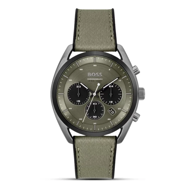 Hugo Boss Chronograph Olive Green Dial Men's Watch | HB1514092 1514092