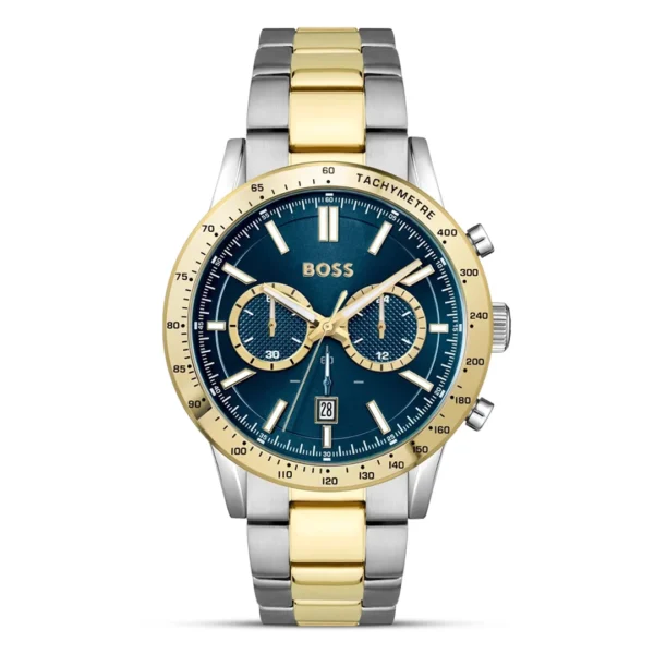 Hugo Boss Allure Two Tone Blue Dial Men's Watch | HB1514163 1514163