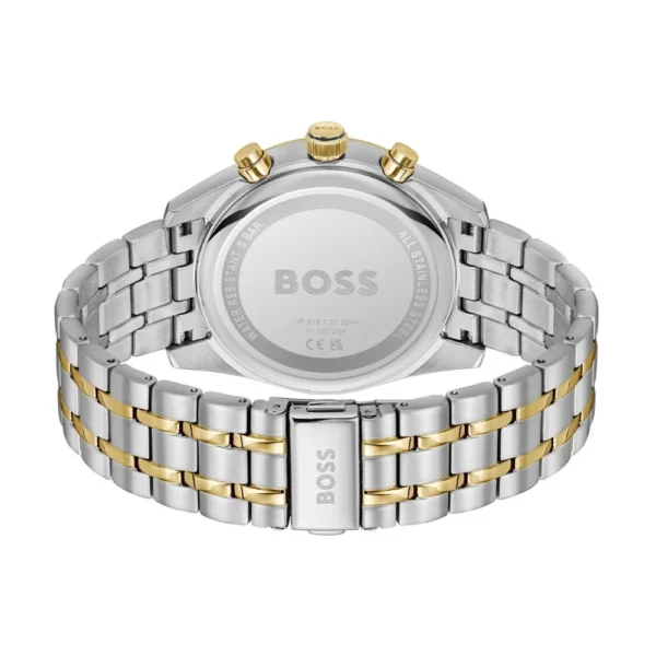 HUGO BOSS Skytraveller Two Tone Blue Dial Men's Watch | HB1514247