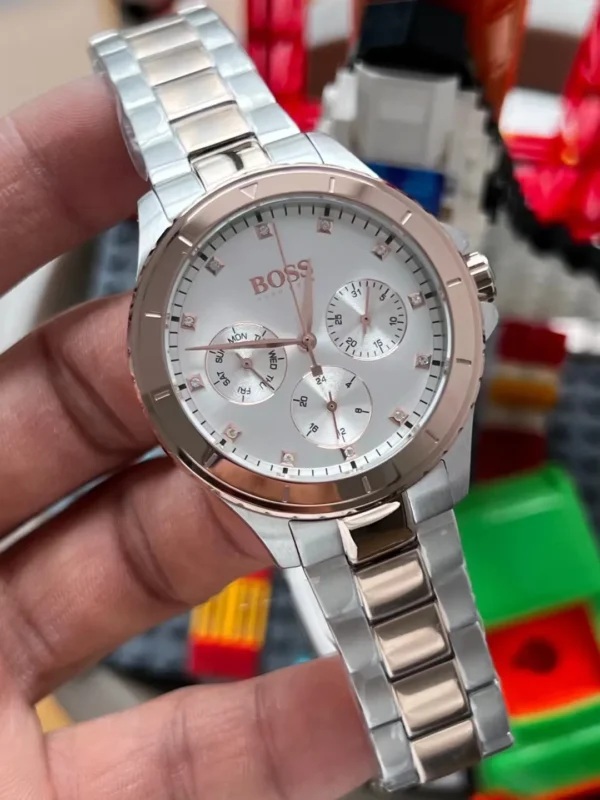 Hugo Boss HB1502446 1502446 Praise Two Tone Stainless Steel With Rose Watch