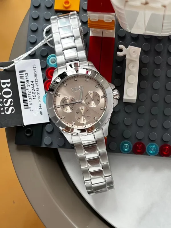 Hugo Boss HB1502444 1502444 Premiere Silver Tone Stainless Steel With Watch