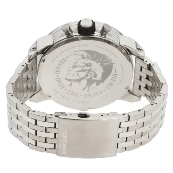NEW DIESEL LITTLE DADDY DZ7259 SILVER/GREY CHRONOGRAPH MENS WATCH