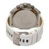 Diesel DZ-4292 57mm white leather quartz mens huge watch