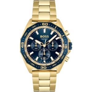 Hugo BOSS Energy Watch Men's Gold/Blue Chronograph HB1513973 1513973