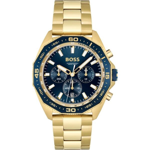Hugo BOSS Energy Watch Men's Gold/Blue Chronograph HB1513973 1513973