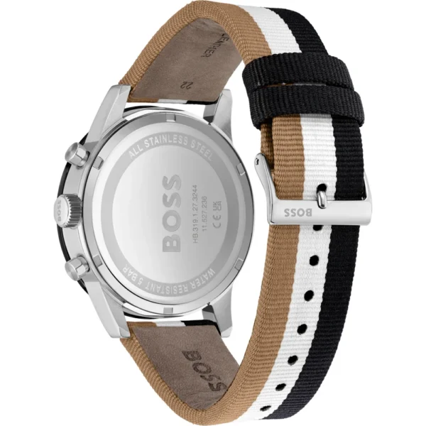 Hugo Boss Allure Black Dial Nylon Strap Men's Watch | HB1513963 1513963