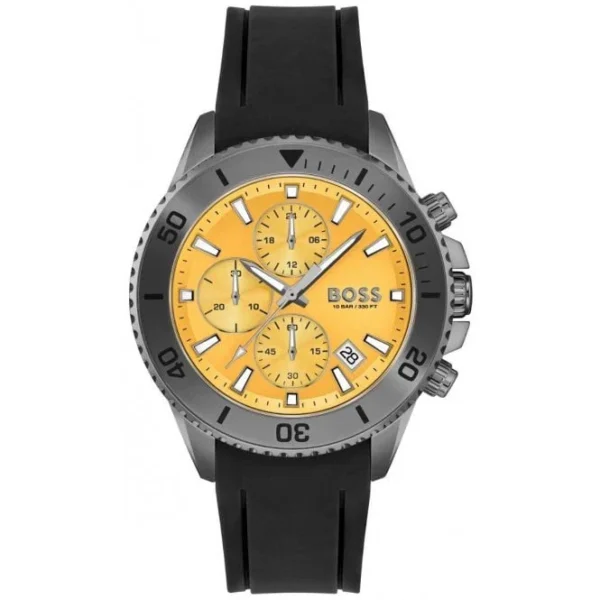 Hugo Boss Men's LUXURY Watch Stylish Add Touch Of Glamour admiral HB1513968