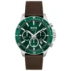 Hugo Boss Troper Men's Chronograph Watch - Green Dia hb1514098 1514098