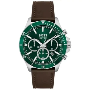 Hugo Boss Troper Men's Chronograph Watch - Green Dia hb1514098 1514098