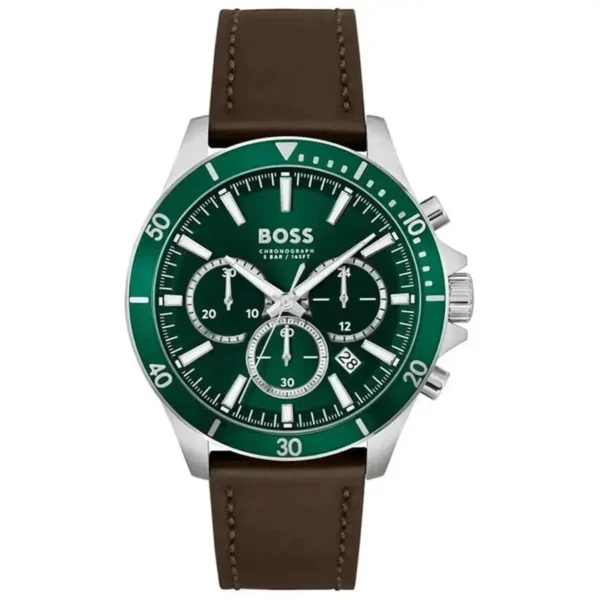 Hugo Boss Troper Men's Chronograph Watch - Green Dia hb1514098 1514098