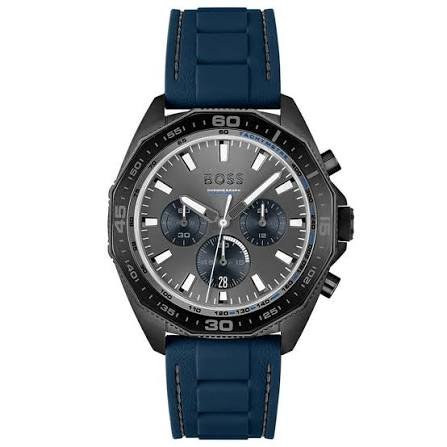 BOSS Chronograph Quartz Blue Silicone Men's Watch | HB1513972