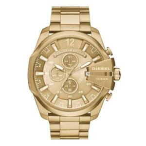 Diesel Master Chief Men's Watch with Stainless Steel Bracelet, Silicone or Leather Band; Analog or Digital Movement DZ4360