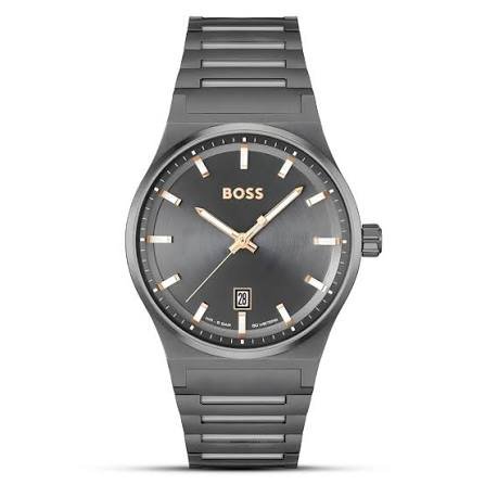 HUGO BOSS METALIC GREY DIAL MENS WATCH | HB1514078 1514078