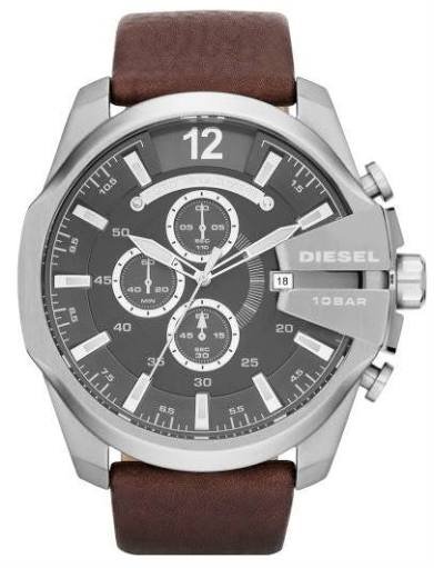 Diesel Mega Chief Chronograph Grey Dial Men's Watch DZ4290