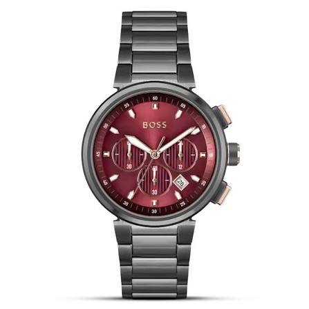 Hugo Boss Heren Horloge Multi-Function Red Dial Men's Watch| HB1514000 1514000