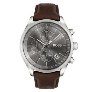 Hugo Boss HB1513476 Grand Prix Chronograph Quartz Grey Dial Men's Watch – WATCH ACES