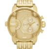Diesel DZ7287 Little Daddy XL Big Chronograph Gold Stainless Steel Men's Watch