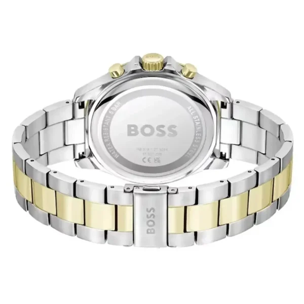 NEW BOSS TROPER HB1514154 SILVER GOLD GREEN DIAL MEN'S WATCH 1514154
