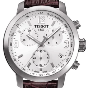 Tissot PRC 200 Chronograph White Dial Watch For Men - T055.417.16.017.01