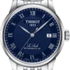 Tissot Le Locle Powermatic 80 Blue Dial Silver Steel Strap Watch For Men - T006.407.11.043.00