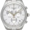 0_dac669ec-b97d-42d0-b0a9-06fc0d0168d0 Tissot T Classic PR 100 Chronograph Silver Dial Silver Steel Strap Watch For Men - T101.417.11.031.00