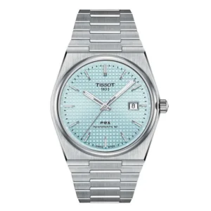 1-39_fdbab4c3-b7f0-47ae-9b2e-696c4cec4aa9 Tissot PRX Powermatic 80 Ice Blue Tiffany Dial Silver Steel Strap Watch for Men - T137.407.11.351.00
