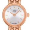1-600x0-c-default Tissot T Lady Lovely Silver Dial Rose Gold Steel Strap Watch For Women - T058.009.33.031.01