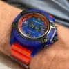 1202167521_max_547e173a-96e9-401b-ae29-2697ae49c23c Versace Icon Active Chronograph Quartz Blue Dial Orange Rubber Strap Watch For Men - VEZ700922