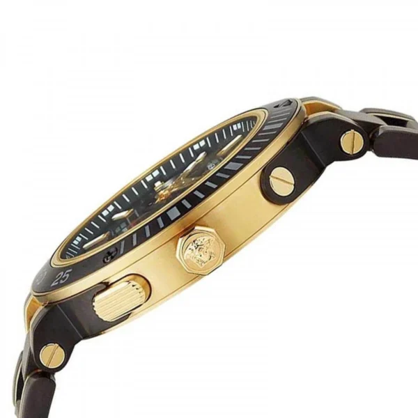 133237_resize_1200-1600-4 Versace V Extreme Pro Two Tone Dial Stainless Steel Strap Watch for Men - VCN040017