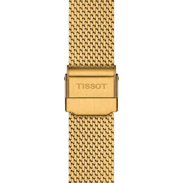 163684 Tissot Everytime Lady Gold Dial Gold Mesh Bracelet Watch for Women - T143.210.33.021.00