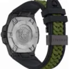 Versace Chain Reaction Quartz White Dial Green Rubber Strap Watch for Men - VEDY00419