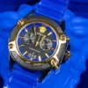 17673854-7504-4fdd-8291-ec9ef9dc0892_b72bbd31-3b5b-4522-8728-2aac1c37fc46 Versace Icon Active Chronograph Black Dial Blue Rubber Strap Watch For Men VEZ700521